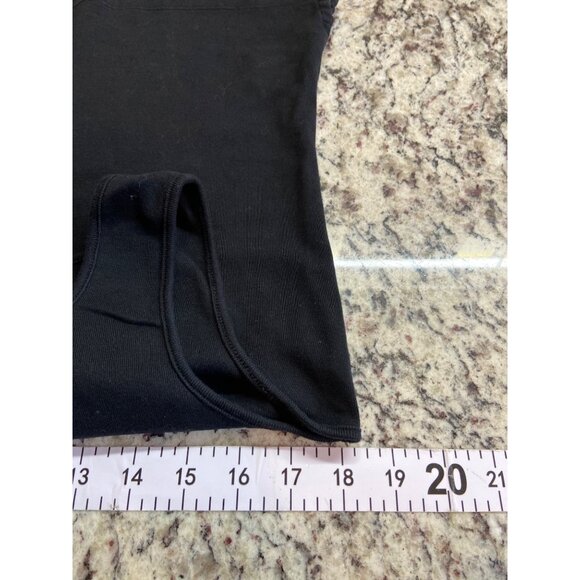 Ruby Rd. Tank Top PM Black Sleeveless Classic Scoop Neck Casual Chic Minimalist - Picture 5 of 7